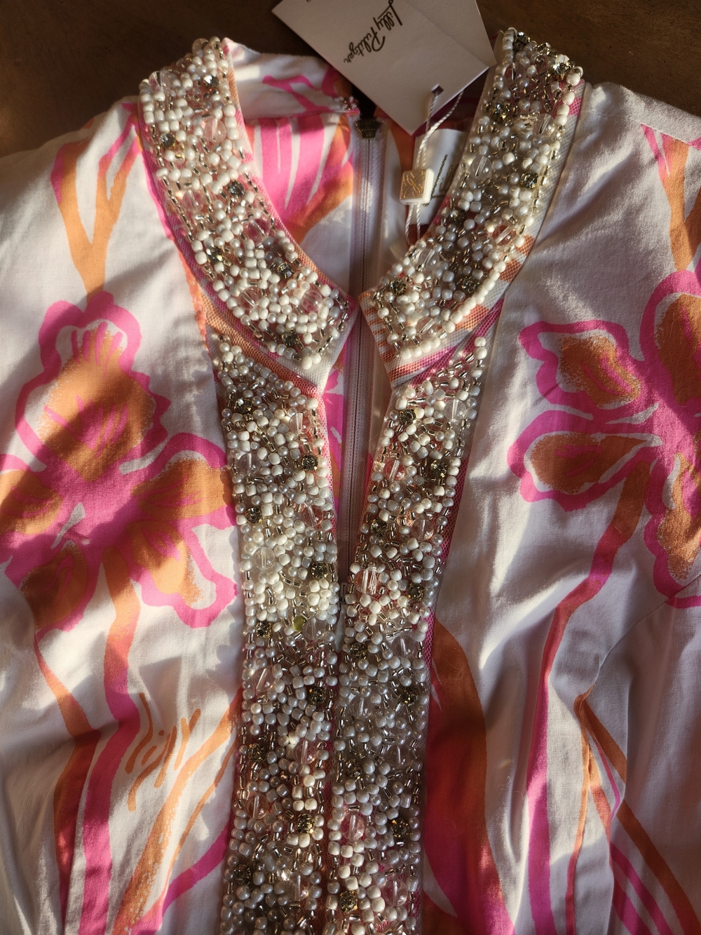 Lilly Pulitzer Resort White Oversized Lovely Long Velora Maxi Dress ROMPER S - Picture 7 of 7
